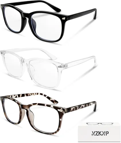 Vista 16 de NZKNP Blue Light Glasses for Woman Men,Blue Light Blocking Glasses,Clear Glasses