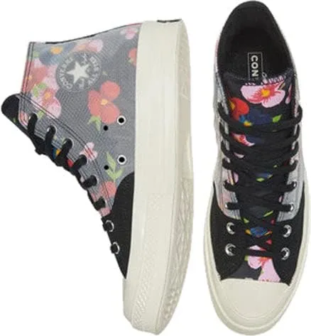 Vista 4 de Converse Chuck 70 Floral Hi BlackMultiGarcilla para mujer