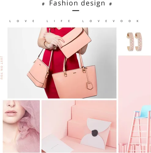 Vista 5 de Juego de 3bolsos de mano para mujer, bolso estilo boho tipo bandolera para llevar colgado del hombro