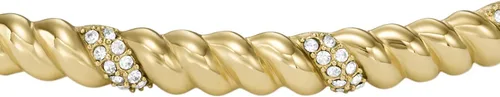 Vista 3 de Fossil Women's Gold-Tone Stainless Steel Chain or Beaded Bracelet for Women