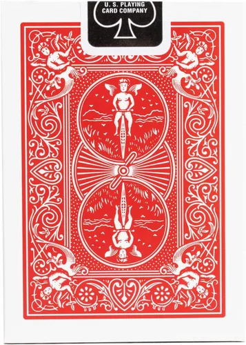 Vista 5 de Juego de cartas estándar con jinete en la parte posterior Bicycle, multi-colored, Estándar