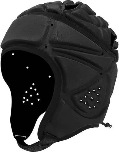 Vista 8 de Casco de fútbol con bandera suave 7v7 rugby acolchado para niños y jóvenes Camouflaje