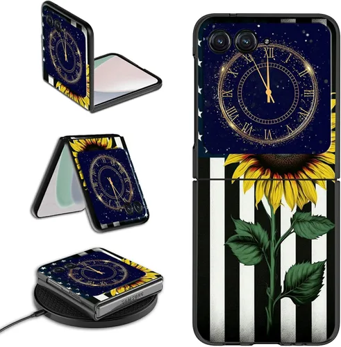 Vista 11 de Rossy Funda para Motorola RAZR 5G, para Moto RAZR 5G, funda delgada y ligera de policarbonato duro a prueba de golpes para Motorola Moto RAZR 5G