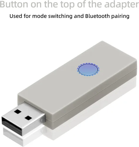 Vista 5 de Mcbazel MayFlash Magic-NS Lite Adaptador USB inalámbrico Bluetooth para Switch, Windows, macOS, Raspberry Pi, compatible con Xbox Series X y S