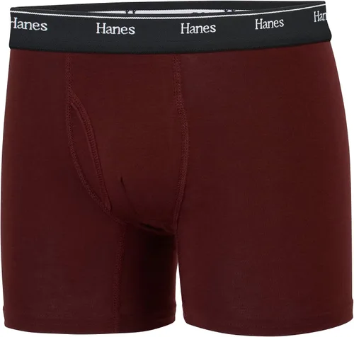 Vista 2 de Hanes boys Originals Boxer Briefs, Tween Boy Underwear, Cotton Stretch, 6-pack