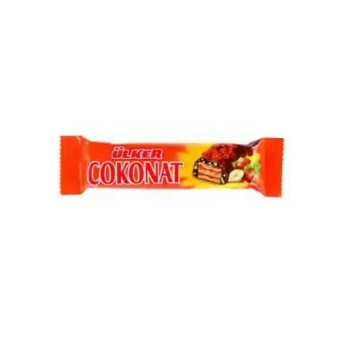 Vista 2 de Ulker Cokonat -2 x Lote de 24 - Obleas con Avellana y Chocolate