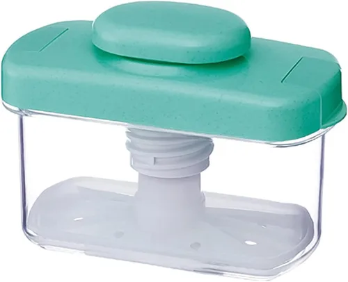Vista 10 de Tsukemono - Contenedor rectangular para hacer pepinillos instantáneos, fabricado en Japón, sin BPA (azul 0.8 L)