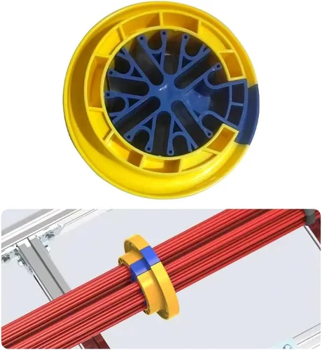 Vista 2 de Herramienta organizadora de cables y peine de cables para gestión de cables de red - Kit de cableado universal de categoría 5/6 para evitar enredos