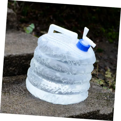 Vista 9 de BESPORTBLE Contenedor de agua Contenedores de agua Jarras de agua para almacenamiento Almacenamiento de agua de emergencia de 5 galones Contenedor