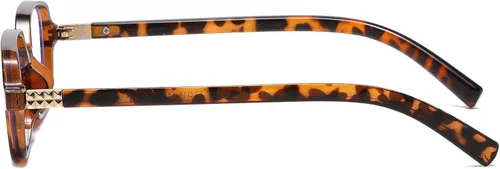 Vista 5 de Gafas rectangulares para mujeres y hombres, de los años 90, con marco cuadrado pequeño, lentes de luz azul, antifatiga ocular