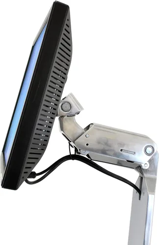 Vista 9 de Ergotron Neo-Flex Carrito de computadora con ruedas, estación de trabajo móvil de pie - Monitor, gris