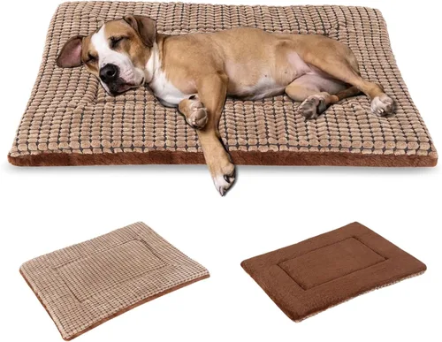 Vista 44 de BVAGSS Almohadilla Reversible para Jaula de Perro, Colchoneta de Cama para Mascotas de Espuma Viscoelástica, Colchón Suave y Cálido Lavable a