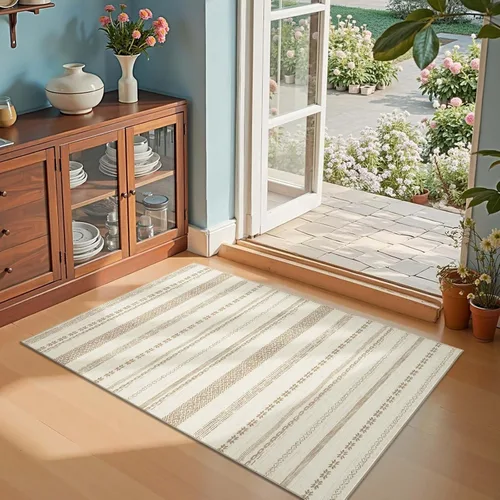 Vista 16 de jinchan Alfombras bohemias de 2 x 3 pies para entrada, marroquí, lavable a máquina, suave, bohemio, pequeño, antideslizante, para entrada, cocina