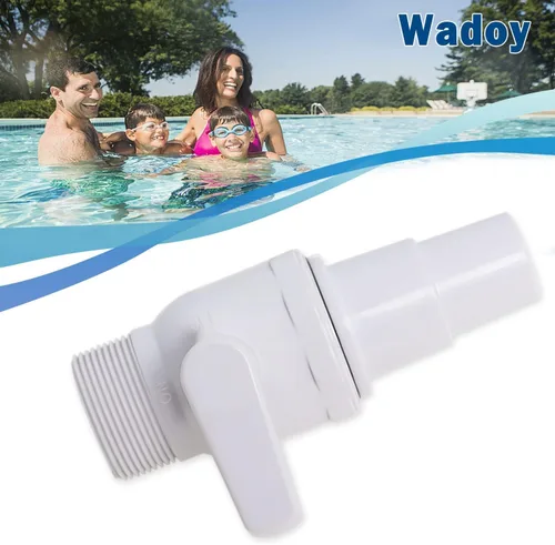 Vista 7 de SP0729 Econoline - Válvula de bola de 2 vías de repuesto compatible con Hayward – 1.5" MIP x 1.5" - 1.25" Adaptador de manguera Econoline ABS, 50