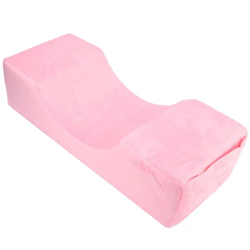 Vista 7 de Yinhing Almohada para reposacabezas con soporte para el cuello, almohada de extensión de pestañas en forma de U, esponja para arte de uñas, cojín