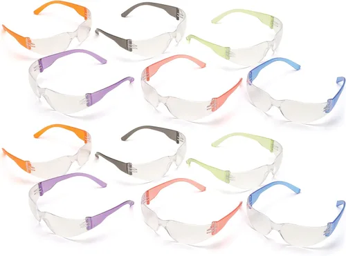 Vista 18 de Pyramex Intruder Safety Eyewear Clear Frame Full Foam Padding Clear Anti-Fog Lens