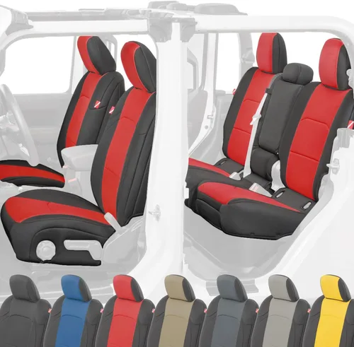 Vista 20 de Diver Down Juego de fundas de asiento de neopreno para Jeep Gladiator JT 2020-2026, juego de asiento delantero y trasero, ajuste personalizado