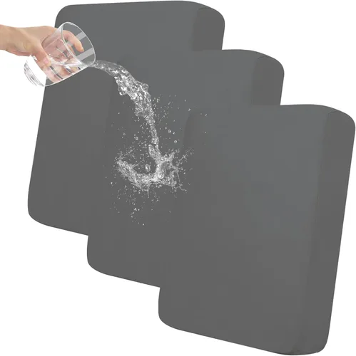 Vista 104 de Easy-Going Funda de cojín 100% impermeable para asiento de sofá, funda de cojín elástica de muebles, para niños, mascotas, cojín de sofá biplaza