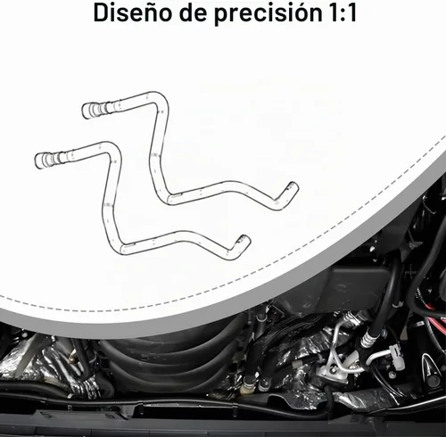 Vista 6 de Manguera de entrada y salida de calentador para GMC Sierra Chevy 23126442
