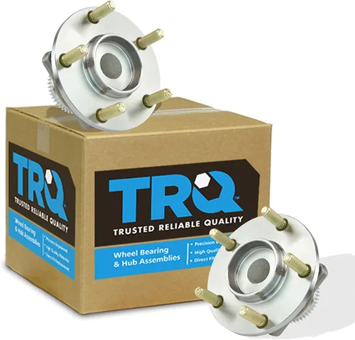 Vista 117 de Conjunto de rodamiento de rueda delantera de 2 piezas y buje TRQ Compatible con Pontiac Solstice 2006-2009 Saturn Sky 2007-2010