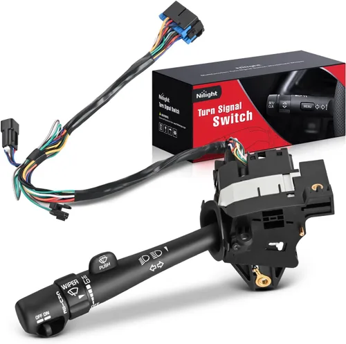 Vista 21 de Nilight Interruptor de Señal de Giro Compatible con 1995 1996 1997 1998 1999 Chevy C1500 K1500 Pickup Tahoe GMC C1500 K1500 Pickup Yukon 1995-2000