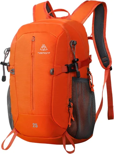 Vista 8 de Haimont Mochila de senderismo ligera de 25L con cubierta para lluvia, color Negro