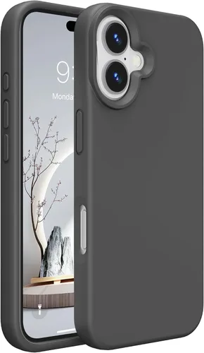 Vista 76 de Funda de silicona prémium para iPhone SE/8/7, con forro de microfibra suave antiarañazos, a prueba de golpes, color negro, iPhone SE/8/7