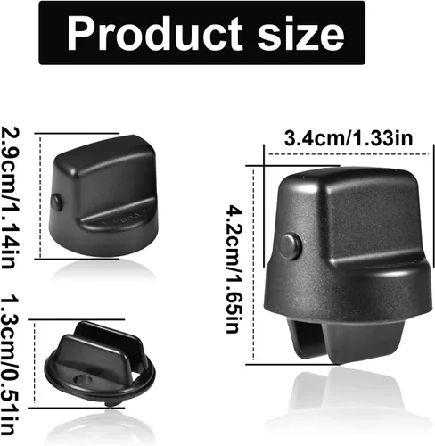 Vista 2 de Perilla de llave de encendido Compatible con botón de presión y giro para Mazda CX-9 2007-2015, Mazda 6 2006-2007, CX7 2007-2011 Reemplaza