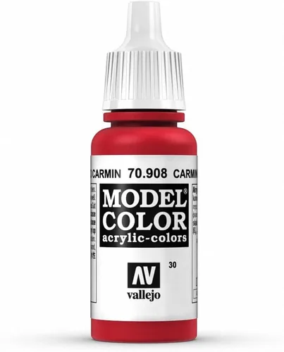 Vista 157 de Vallejo - Pintura color rojo amaranto, 0.6 fl oz