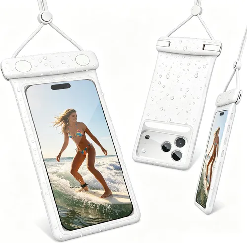 Vista 12 de wellhouse Funda impermeable 3D para teléfono con cordón, TPU de 100 pies, funda impermeable profunda para iPhone 17 16 15 14 13 12 Pro Max XS