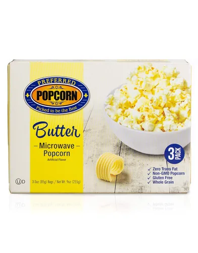 Vista 9 de Preferred Popcorn Palomitas de maíz Jalapeño para microondas, paquete de 36, sin OMG, 100% de grano entero sin gluten