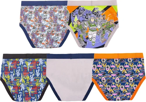 Vista 2 de Disney Buzz Light Year - Paquete múltiple de ropa interior para niños