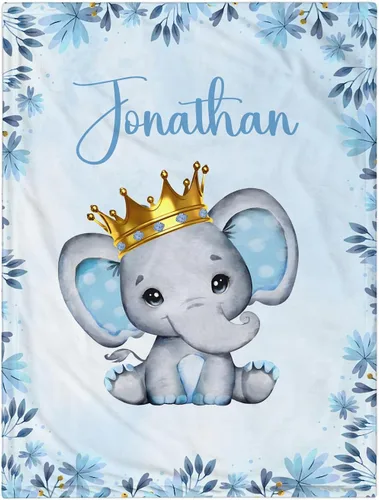 Vista 12 de Manta de bebé personalizada para niñas y niños, manta de bebé personalizada con nombre, mantas personalizadas con nombre para niños, manta de Linda