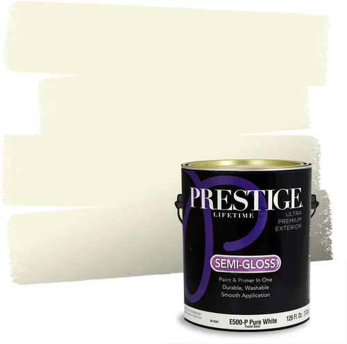 Vista 136 de Pintura 2 en 1, para primera mano y para exterior, de Prestige Paints, E100-P-871BM