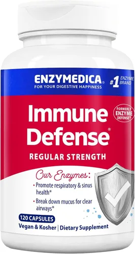 Vista 9 de Enzymedica Cápsulas de fuerza regular de defensa inmunológica, suplemento enzimático proteolítico para hombres y mujeres, suplemento de apoyo a