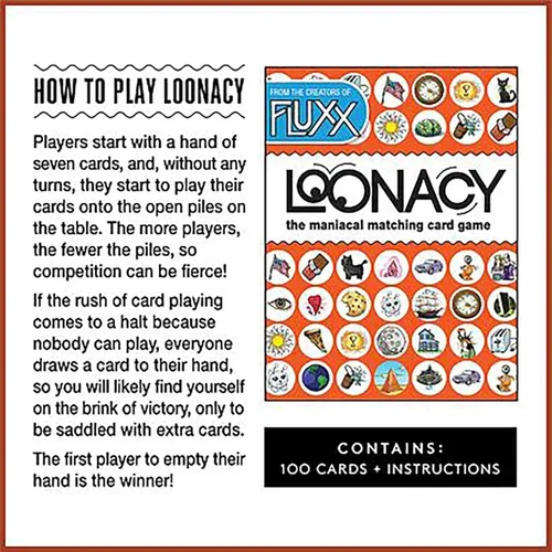 Vista 4 de Juego de cartas Loonacy - Juego maniático para 2-5 jugadores