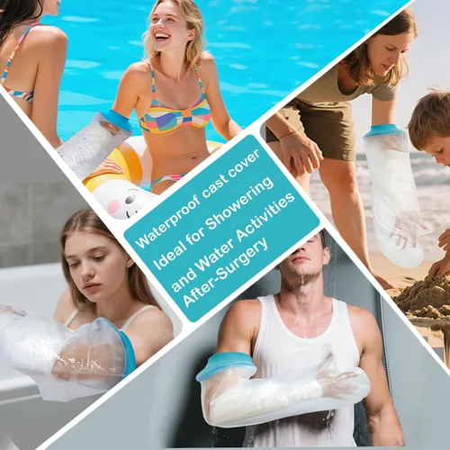Vista 6 de Fundas de fundición para brazo de ducha – Funda impermeable para adulto, cómodo protector de molde reutilizable para brazo de ducha, bolsa