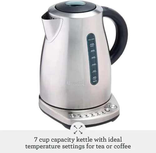 Vista 2 de Breville BKE720BSS Temp Select Hervidor de Agua Caliente, 57 oz, Acero Inoxidable Cepillado
