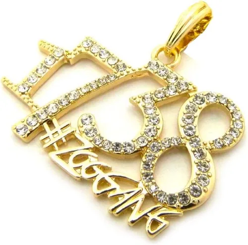 Vista 2 de Shiny Jewelers USA Collar de cadena cubana para hombre, 1738, zoológico, remy, boyz, micro, colgante, caja cubana, joyería de hip hop
