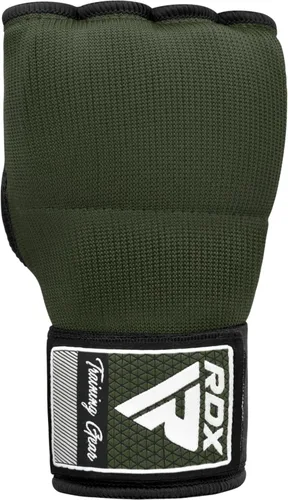 Vista 7 de RDX - Guantes de boxeo con acolchado de gel, para hombres y mujeres, con correas de muñeca elásticas de 100 cm de largo, rápidos, puños protectores