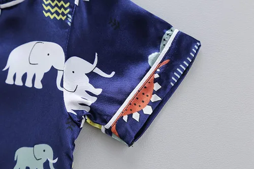 Vista 4 de XBKPLO Pantalones de pijama de felpa para niños, camisa para niños pequeños, conjunto de dinosaurios, ropa para niños pequeños, 12 meses