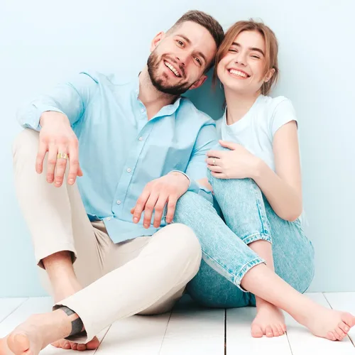 Vista 4 de 2 anillos de pareja a juego para mujeres y hombres, anillos de corazón a juego para novio, novia, abierto, ajustable, anillos de relación a