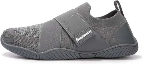 Vista 4 de FUNKYMONKEY Zapatos deportivos acuáticos para hombre, de secado rápido, sin cordones, adecuados para uso casual, caminar, fitness, vadear y otras