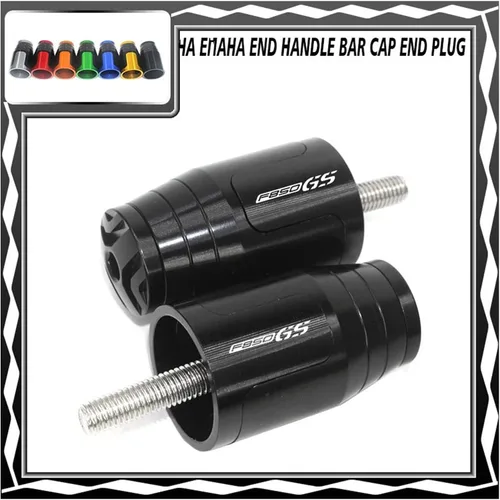 Vista 3 de for BMW F850GS F 850 GS F850 GS 7/8" Motorcycle Handlebar Grips Ends Universal Counterweight Cap Plug Slider Handle Bar Grip (Color : Black)
