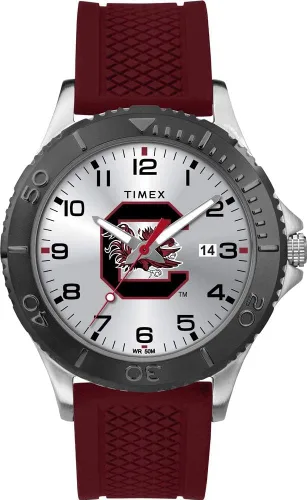 Vista 12 de Timex Tribute Men's Collegiate Gamer 42mm Watch – Georgia Bulldogs with Black Silicone Strap
