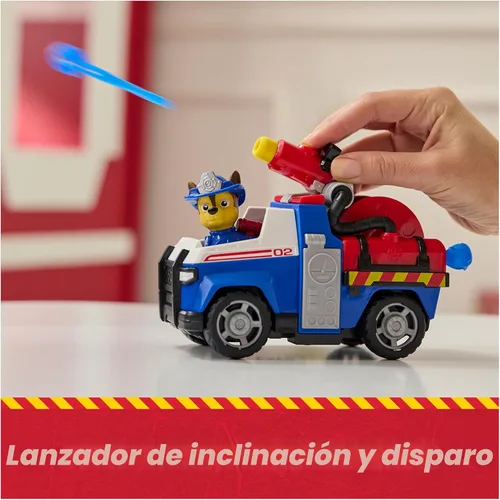 Vista 4 de AW Patrol Fire Rescue: Chase Rescue Fire Cruiser Vehicle with Action Figure