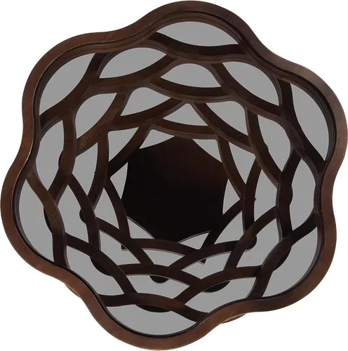 Vista 7 de by Papella Design, Mesas de centro de nogal natural Veener para sala de estar, mesa rústica, mesa de centro para sala, mesa central, mesa de Marrón