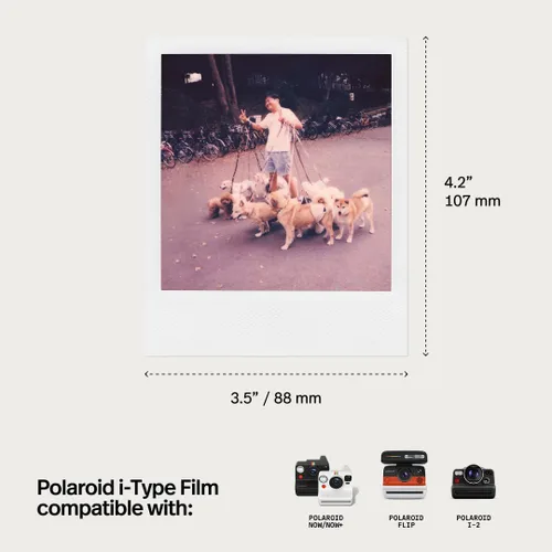 Vista 4 de Película Polaroid B&W para I-Type (6001)