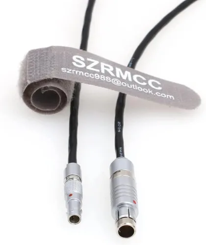 Vista 2 de SZRMCC Teradek RT Latitude MDR.M 4 pines a Fischer 3 pines Run Stop Cable para cámara ARRI Alexa Mini/Amira