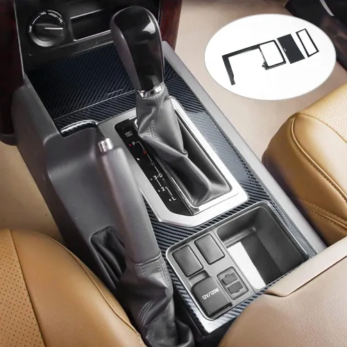 Vista 11 de Para Toyota Land Cruiser Prado 150 2010-2017 Accesorios de modificación decorativa interior Panel de caja de cambios central Lc150 Fj150